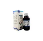 BM Alfalfa Compound Syrup homeopathic syrup by BM Homoeopathic Pharmaceuticals on a pure white background